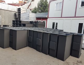 Paslanmaz Çelik Dikdörtgen Kesitli Kendinden Flanşlı Hava Kanalı